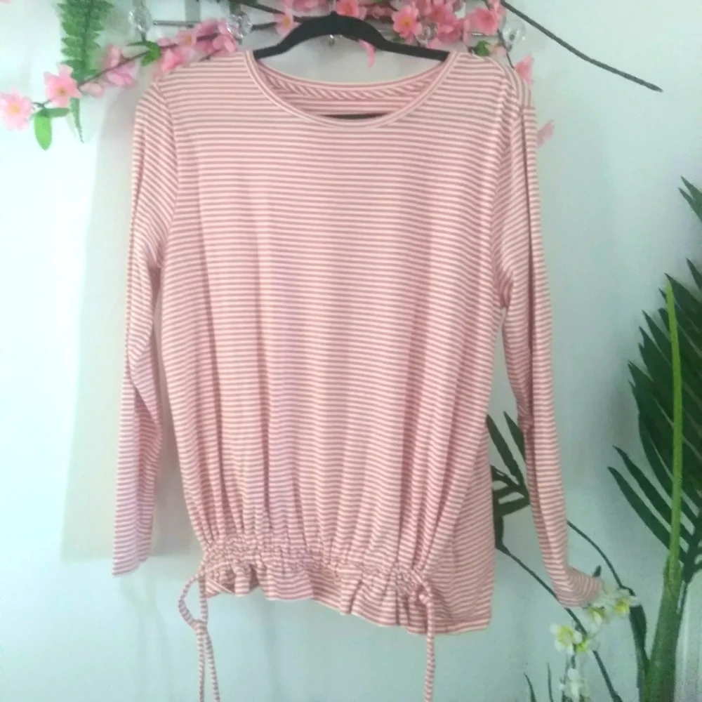 ANYBODY ROSE STRIPE TOP - Picture 1 of 3